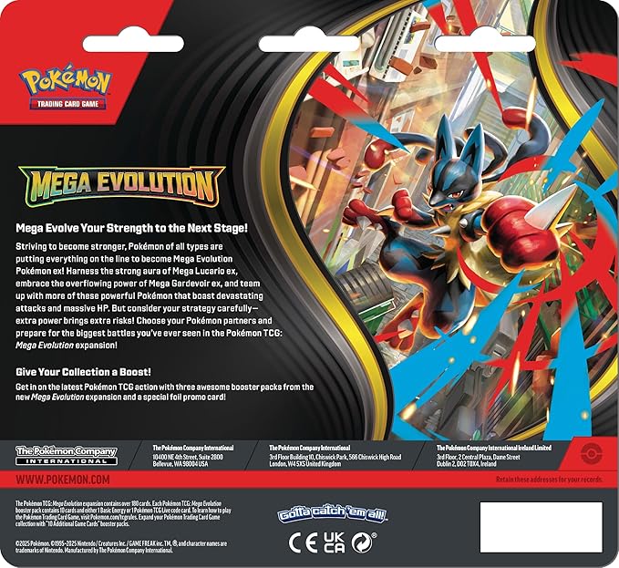 Mega Evolutions 1 Three Booster Blister